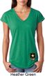 Ladies US Army Bottom Print Tri Blend V-neck