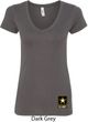 Ladies US Army Bottom Print V-neck