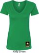 Ladies US Army Bottom Print V-neck