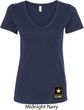 Ladies US Army Bottom Print V-neck