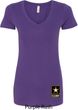 Ladies US Army Bottom Print V-neck