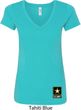 Ladies US Army Bottom Print V-neck