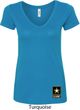 Ladies US Army Bottom Print V-neck