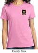 Ladies US Army Pocket Print T-shirt