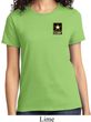 Ladies US Army Pocket Print T-shirt