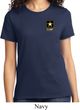Ladies US Army Pocket Print T-shirt