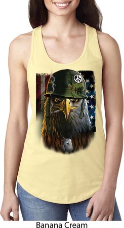 Ladies USA Tank Top American Eagle Ideal Racerback
