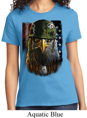 Ladies USA Tee American Eagle T-shirt
