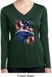 Ladies USA Tee American Icon Moisture Wicking Long Sleeve