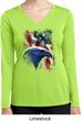 Ladies USA Tee American Icon Moisture Wicking Long Sleeve
