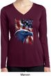 Ladies USA Tee American Icon Moisture Wicking Long Sleeve