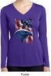 Ladies USA Tee American Icon Moisture Wicking Long Sleeve