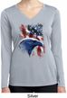 Ladies USA Tee American Icon Moisture Wicking Long Sleeve
