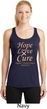 Ladies Uterine Cancer Hope Love Cure Dry Wicking Racerback