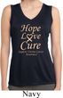 Ladies Uterine Cancer Hope Love Cure Dry Wicking Sleeveless Shirt