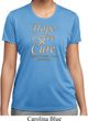 Ladies Uterine Cancer Hope Love Cure Dry Wicking T-shirt