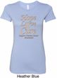Ladies Uterine Cancer Hope Love Cure Longer Length Shirt