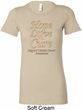 Ladies Uterine Cancer Hope Love Cure Longer Length Shirt