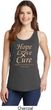 Ladies Uterine Cancer Hope Love Cure Tank Top