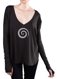 Ladies Vortex T-shirt with Thumb-holes - Long Sleeves