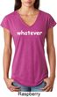 Ladies Whatever Tri Blend V-neck Shirt