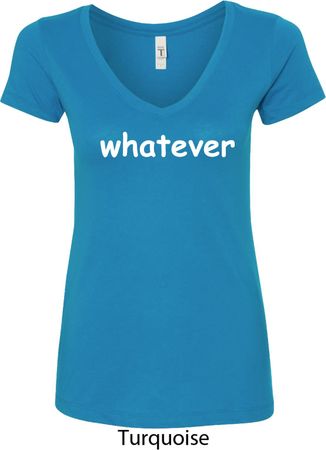 Ladies Whatever V-neck Shirt