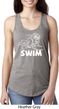 Ladies White Penguin Power Swim Ideal Racerback