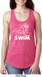 Ladies White Penguin Power Swim Ideal Racerback