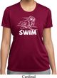 Ladies White Penguin Power Swim Moisture Wicking T-shirt