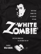 Ladies WHITE ZOMBIE Bela Lugosi Horror Movie 1932 T-shirt - Black