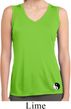 Ladies Yin Yang Patch Bottom Print Sleeveless Moisture Wicking Tee
