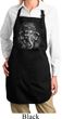 Ladies Yoga Apron 3D Ganesha Darks Full Length Apron with Pockets