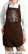 Ladies Yoga Apron 3D Ganesha Darks Full Length Apron with Pockets