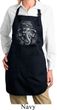 Ladies Yoga Apron 3D Ganesha Darks Full Length Apron with Pockets