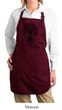 Ladies Yoga Apron Black Bodhi Tree Full Length Apron with Pockets