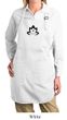 Ladies Yoga Apron Black Namaste Lotus Full Length Apron with Pockets