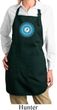 Ladies Yoga Apron Blue Vishuddha Full Length Apron with Pockets