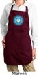 Ladies Yoga Apron Blue Vishuddha Full Length Apron with Pockets