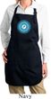 Ladies Yoga Apron Blue Vishuddha Full Length Apron with Pockets