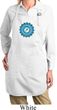 Ladies Yoga Apron Blue Vishuddha Full Length Apron with Pockets
