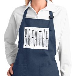 Ladies Yoga Apron Breathe Full Length Apron with Pockets