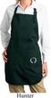 Ladies Yoga Apron Enso Bottom Print Full Length Apron with Pockets