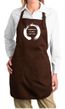 Ladies Yoga Apron Enso Happiness Full Length Apron with Pockets