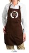 Ladies Yoga Apron Enso Happiness Full Length Apron with Pockets