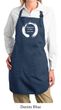 Ladies Yoga Apron Enso Happiness Full Length Apron with Pockets