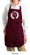 Ladies Yoga Apron Enso Happiness Full Length Apron with Pockets