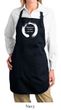Ladies Yoga Apron Enso Happiness Full Length Apron with Pockets