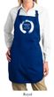 Ladies Yoga Apron Enso Happiness Full Length Apron with Pockets