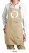 Ladies Yoga Apron Enso Happiness Full Length Apron with Pockets