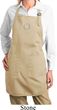 Ladies Yoga Apron Enso Small Print Full Length Apron with Pockets
